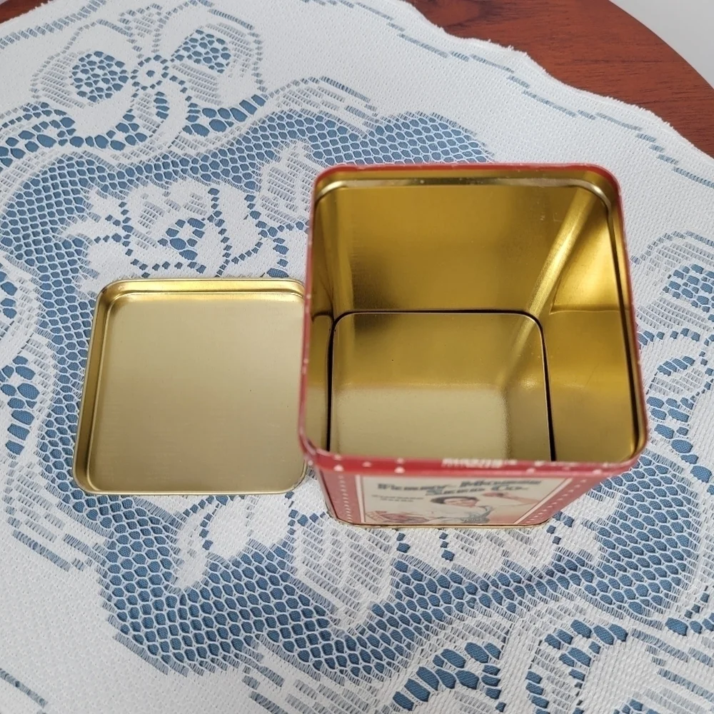 Vintage Ferry-Morse Seed Co. Tin Floral‎ Collectible Storage Container Cottage